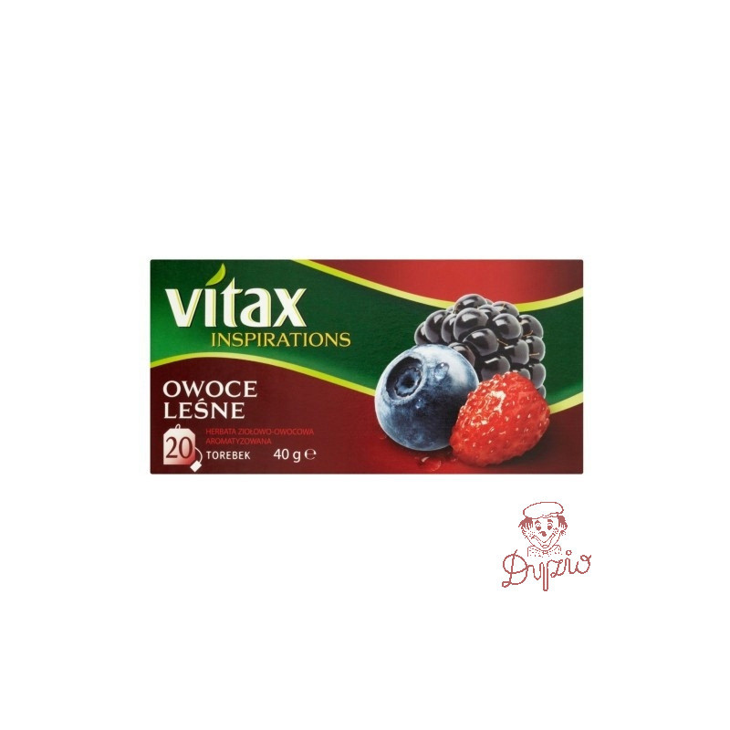 Herbata VITAX INSPIRATIONS (20 torebek 2g) OWOCE LEŚNE zawieszka