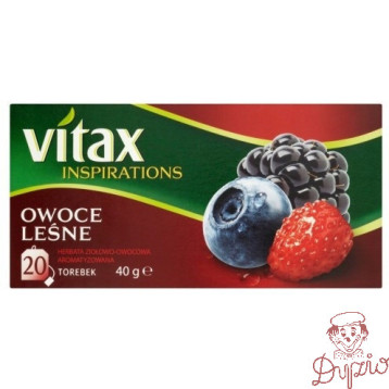 Herbata VITAX INSPIRATIONS (20 torebek 2g) OWOCE LEŚNE zawieszka