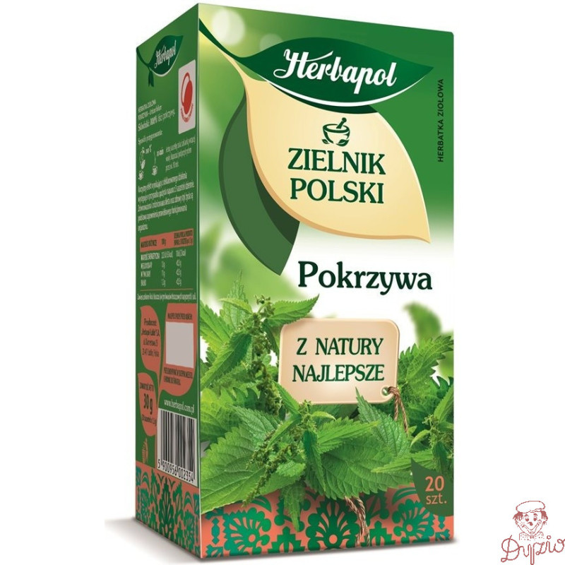 Herbata HERBAPOL ZIELNIK POLSKI (20 torebek) pokrzywa