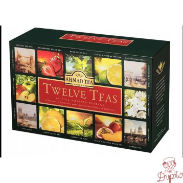 Herbata AHMAD TEA Twelve Teas zestaw (60 kopert x 2g)