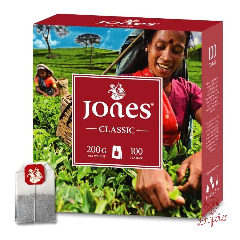 Herbata czarna JONES (100 torebek x 2g) Classic
