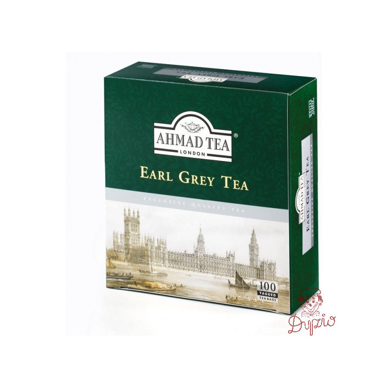 Herbata AHMAD TEA EARL GREY 100t 2g czarna zawieszka