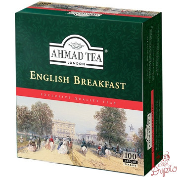 Herbata AHMAD TEA ENGLISH BREAKFAST 100t 2g zawieszka