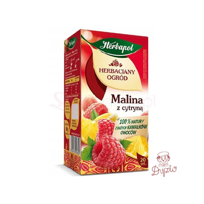 Herbata HERBAPOL owocowo-ziołowa (20 tb) Malina z Cytryną 54g HERBACIANY OGRÓD
