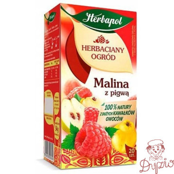 Herbata HERBAPOL owocowo-ziołowa Malina z Pigwą (20 torebek) HERBACIANY OGRÓD