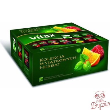 Herbata VITAX KOLEKCJA Przyjemności MIX (90kopert) 9 smaków