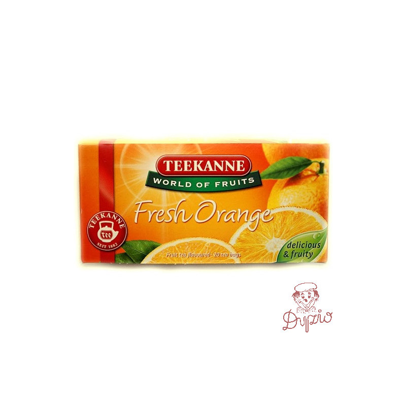 Herbata TEEKANNE owocowa (20 torebek x 2,25g) o smaku pomarańczowym FRESH ORANGE