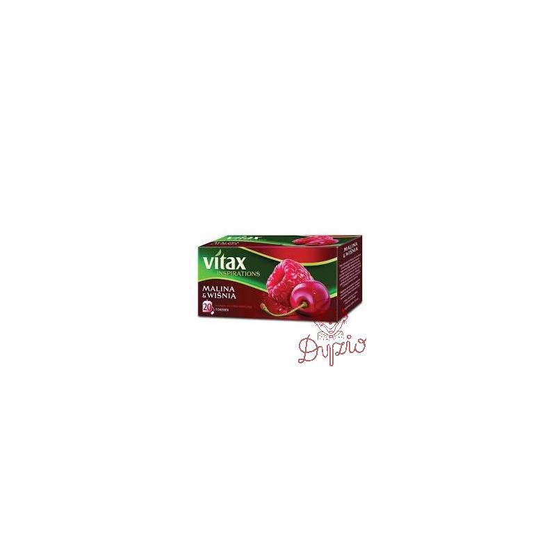 Herbata VITAX INSPIRATIONS (20 torebek) 40g Malina & Wiśnia