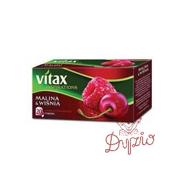 Herbata VITAX INSPIRATIONS (20 torebek) 40g Malina & Wiśnia