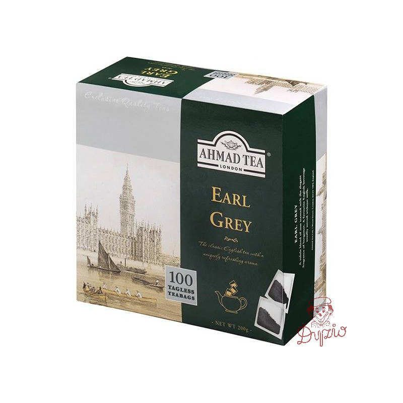 Herbata AHMAD TEA EARL GREY 100 torebek bez zawieszki