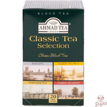 Herbata AHMAD Black Tea Selection czarna (20 torebek) (EARL GREY, ENGLISH No.1, DARJEELING, ENGLISH BREAKFAST)