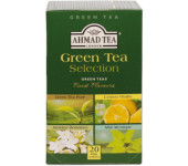 Herbata AHMAD Green Tea Selection zielona (20 torebek) (PURE, LEMON, JASMINE, MINT MISTIQUE)