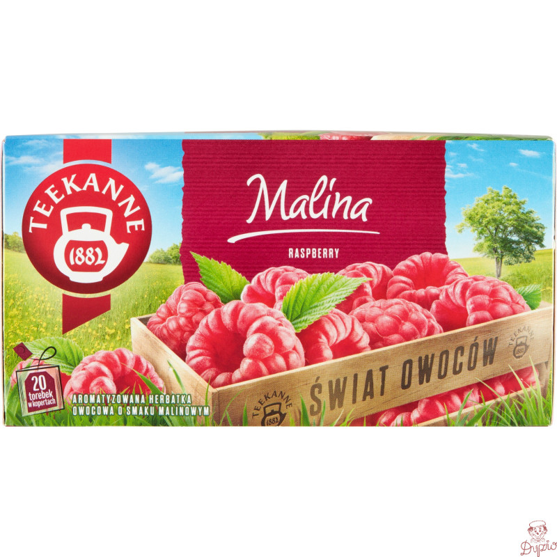 Herbata TEEKANNE owocowa (20 torebek x 2,50g) o smaku Malinowym