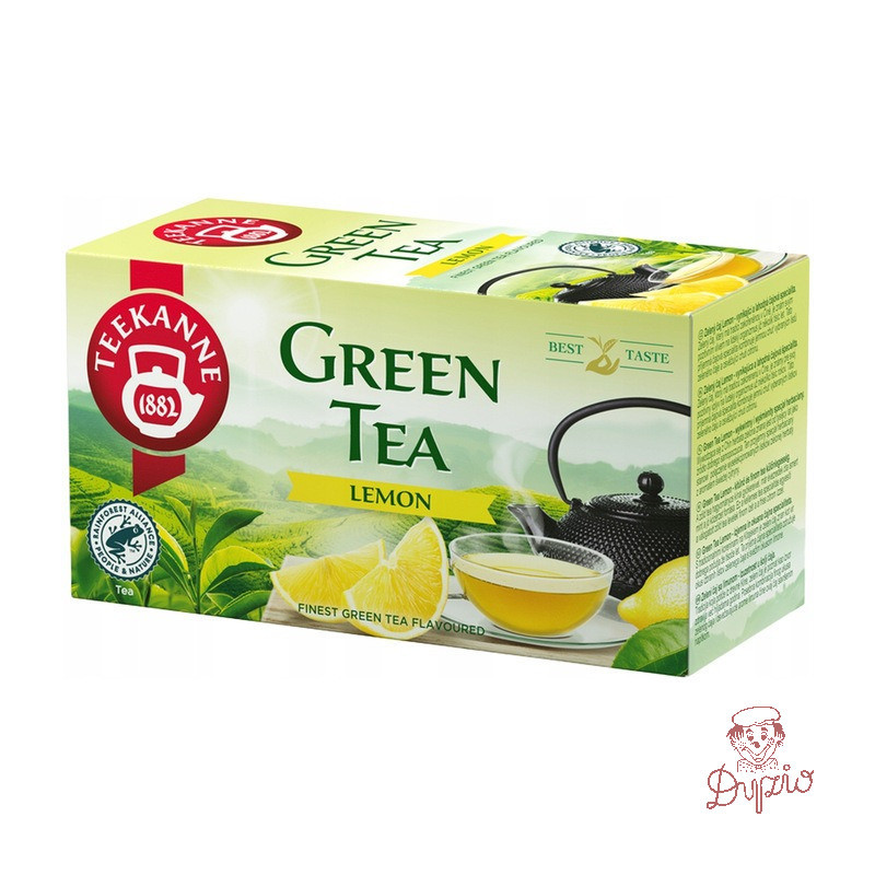 Herbata TEEKANNE zielona (20 torebek x 1,75g) Cytryna