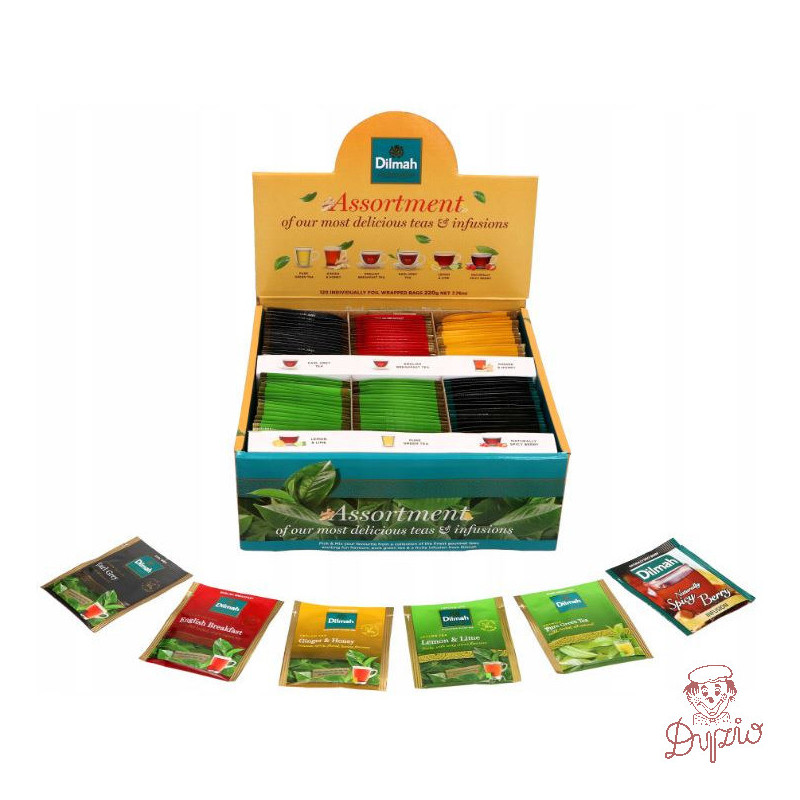 Herbata DILMAH PICK`N`MIX zestaw 120t 6 smaków