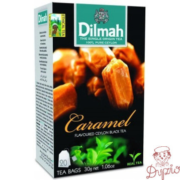 Herbata DILMAH (20 torebek) czarna z aromatem Karmel