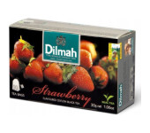 Herbata DILMAH (20 torebek) czarna z aromatem Truskawka