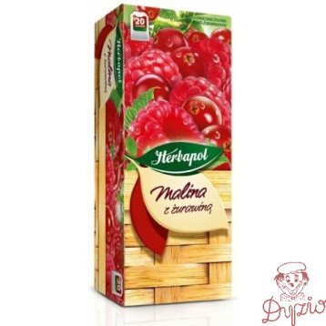 Herbata HERBAPOL owocowo-ziołowa (20 tb) Malina z Żurawiną HERBACIANY OGRÓD