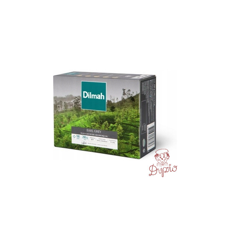 Herbata DILMAH (100szt x2g) czarna EARL GREY