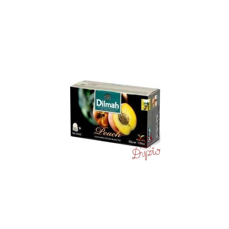 Herbata DILMAH (20 torebek) czarna z aromatem Brzoskwinia