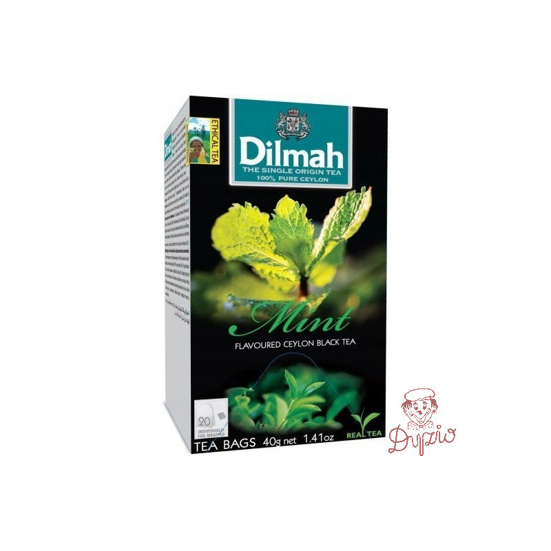 Herbata DILMAH (20 torebek) czarna z aromatem mięty 30 g