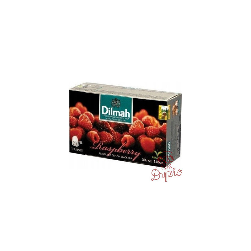 Herbata DILMAH (20 torebek) czarna z aromatem Maliny