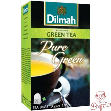 Herbata DILMAH (20 torebek) zielona Pure Green ekspresowa