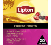 Herbata LIPTON PIRAMID (20 torebek) czarna z aromatem Owoce Leśne FOREST FRUIT 34g