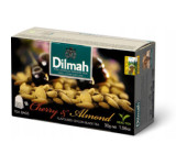 Herbata DILMAH (20 torebek) czarna z aromatem WIŚNIA & MIGDAŁ