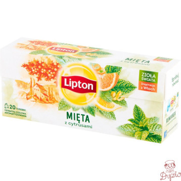 Herbata LIPTON ziołowa (20 torebek) mieta z cytrusami