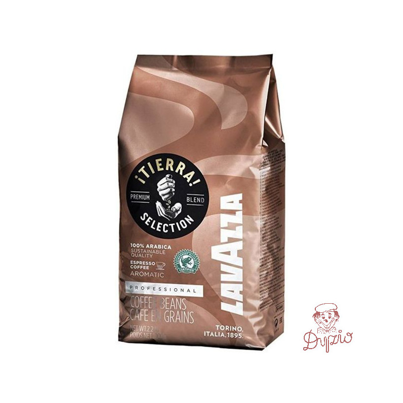 Kawa LAVAZZA TIERRA SELECTION 1kg ziarno 100% arabica