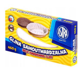 Glina rzeźbiarska samoutwardzalna masa plastyczna 460g biała 83810908 ASTRA