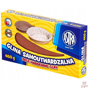 Glina rzeźbiarska samoutwardzalna masa plastyczna 460g beżowa 83810909 ASTRA