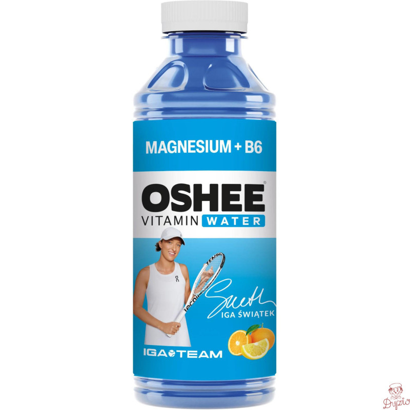 Napój OSHEE VITAMIN WATER Magnez + witamina B6 o smaku cytryny i pomarańczy 555ml z kaucją