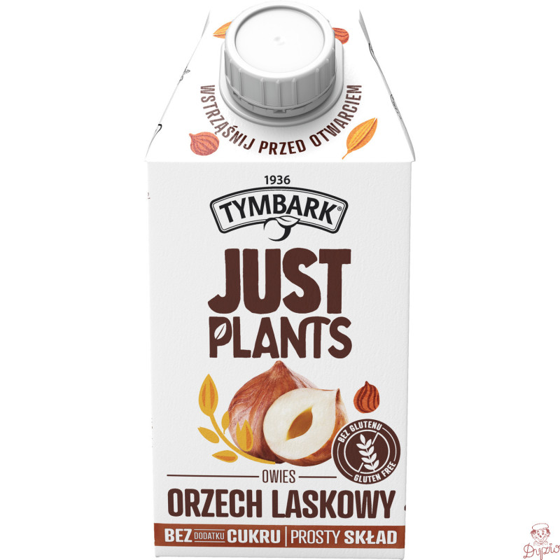 Napój TYMBARK Just Plants 500ml owies orzech laskowy