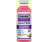 Napój OSHEE VITAMIN WATER Witaminy i Minerały o smaku czerwonych winogron/dragonfruit 555ml z kaucją