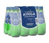 Woda mineralna KINGA PIENIŃSKA 0,3l (12szt) gazowana butelka szkło