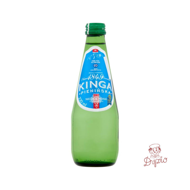 Woda mineralna KINGA PIENIŃSKA 0,3l (12szt) niegazowana butelka szkło
