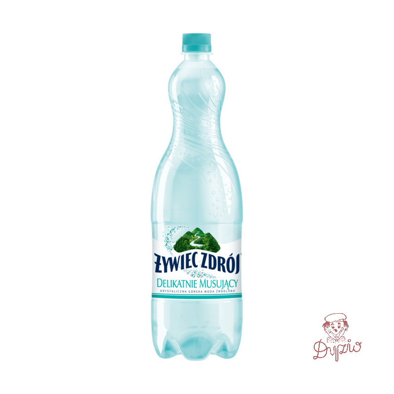 Woda źródlana ŻYWIEC ZDRÓJ 1,5L (6szt) delikatnie musująca z kaucją
