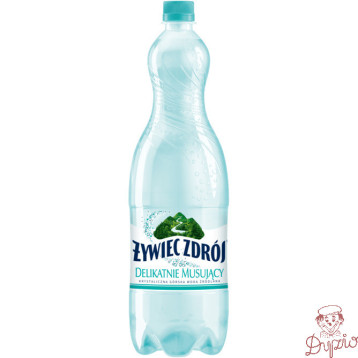 Woda źródlana ŻYWIEC ZDRÓJ 1,5L (6szt) delikatnie musująca z kaucją