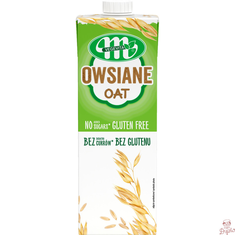 Napój MLEKOVITA VEGEVITA 1L Owsiany bez cukru, bez glutenu