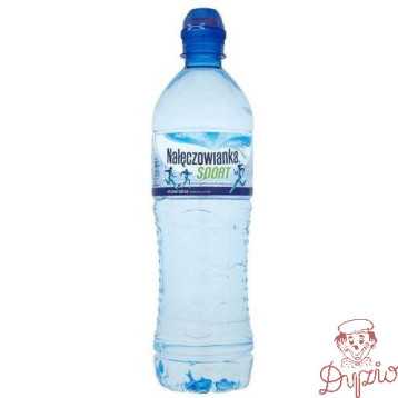 Woda NAŁĘCZOWIANKA SPORT 0,75L (6szt) niegazowana butelka PET z zatyczką, z kaucją