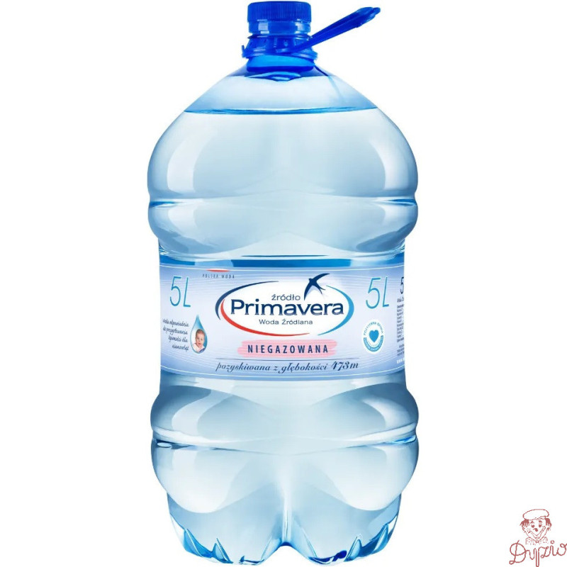 Woda źródlana PRIMAVERA 5l niegazowana PET