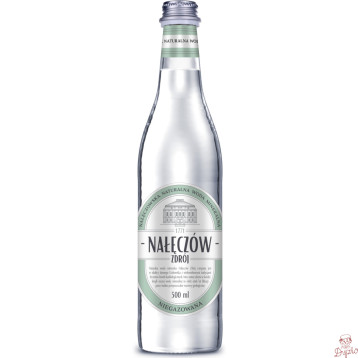 Woda mineralna NAŁĘCZÓW ZDRÓJ 0.5L (12 sztuk) niegazowana w szkle bez kaucji