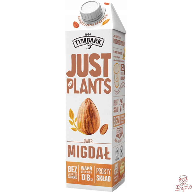 Napój TYMBARK Just Plants 1L owies migdał