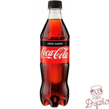 Napój COCA-COLA ZERO 0,5L b.PET 667802 z kaucją