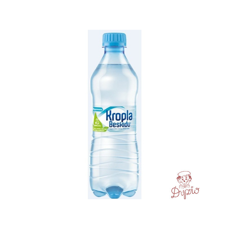 Woda KROPLA BESKIDU 0.5L (12szt) niegazowana butelka PET z kaucją