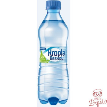 Woda KROPLA BESKIDU 0.5L (12szt) gazowana butelka PET z kaucją