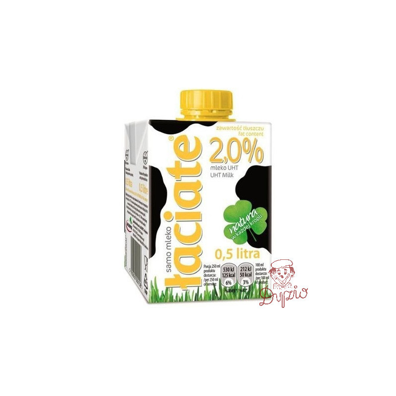 Mleko ŁACIATE UHT 2% 0.5L