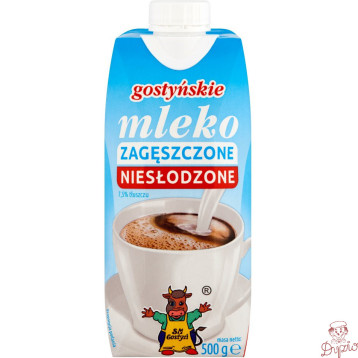 Mleko GOSTYŃ zagęszczone niesłodzone 500g